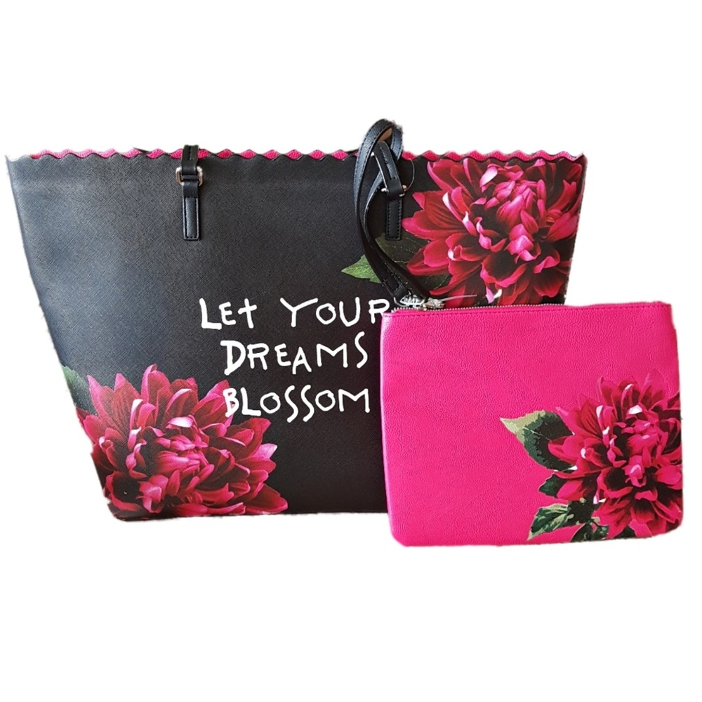 NEW Betsey Johnson Two in One | Tote and Wristlet